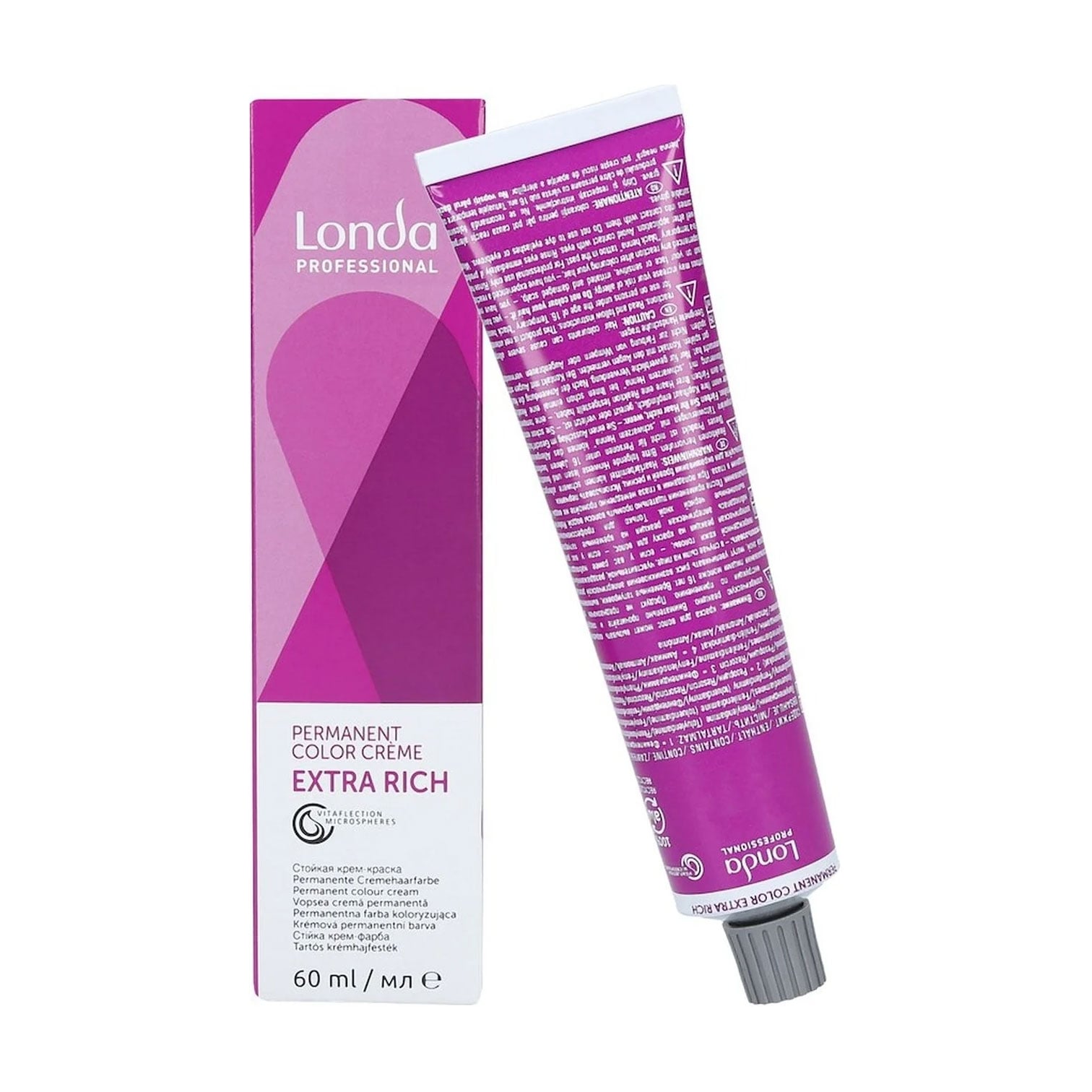 Уцінка! Стійка крем-фарба для волосся Londa Professional Londacolor Extra Rich Creme 8/1 Світлий блонд попелястий, 60 мл